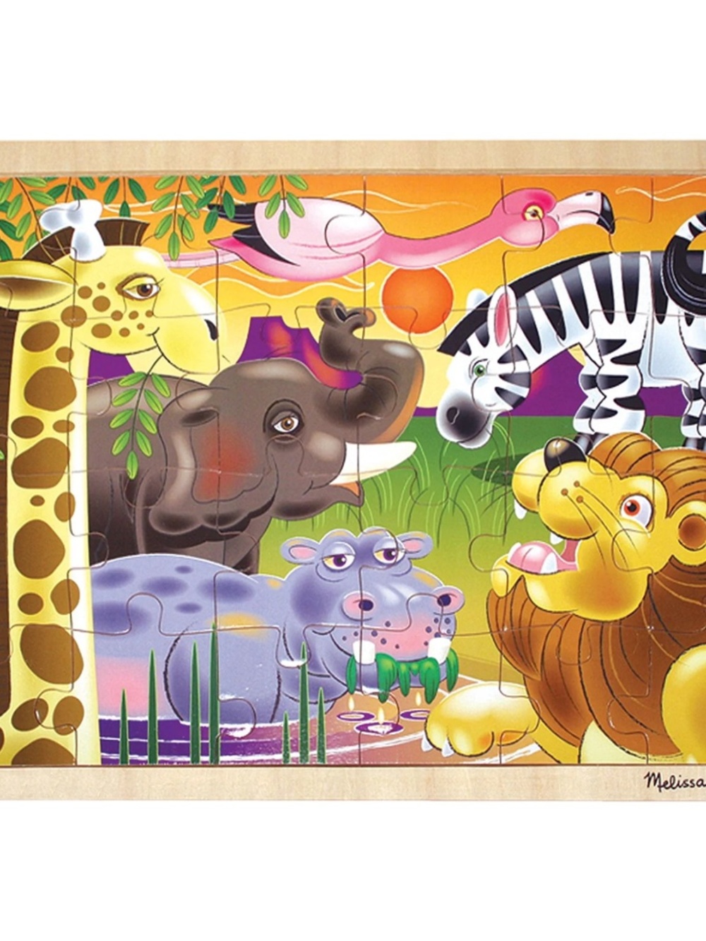 Melissa & Doug African Plains Wooden Puzzle